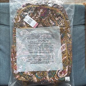 Vera Bradley Cotton Lay Flat Travel Backpack